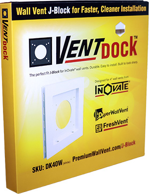 FreshVent Model FRV4W White Metal Intake Vent